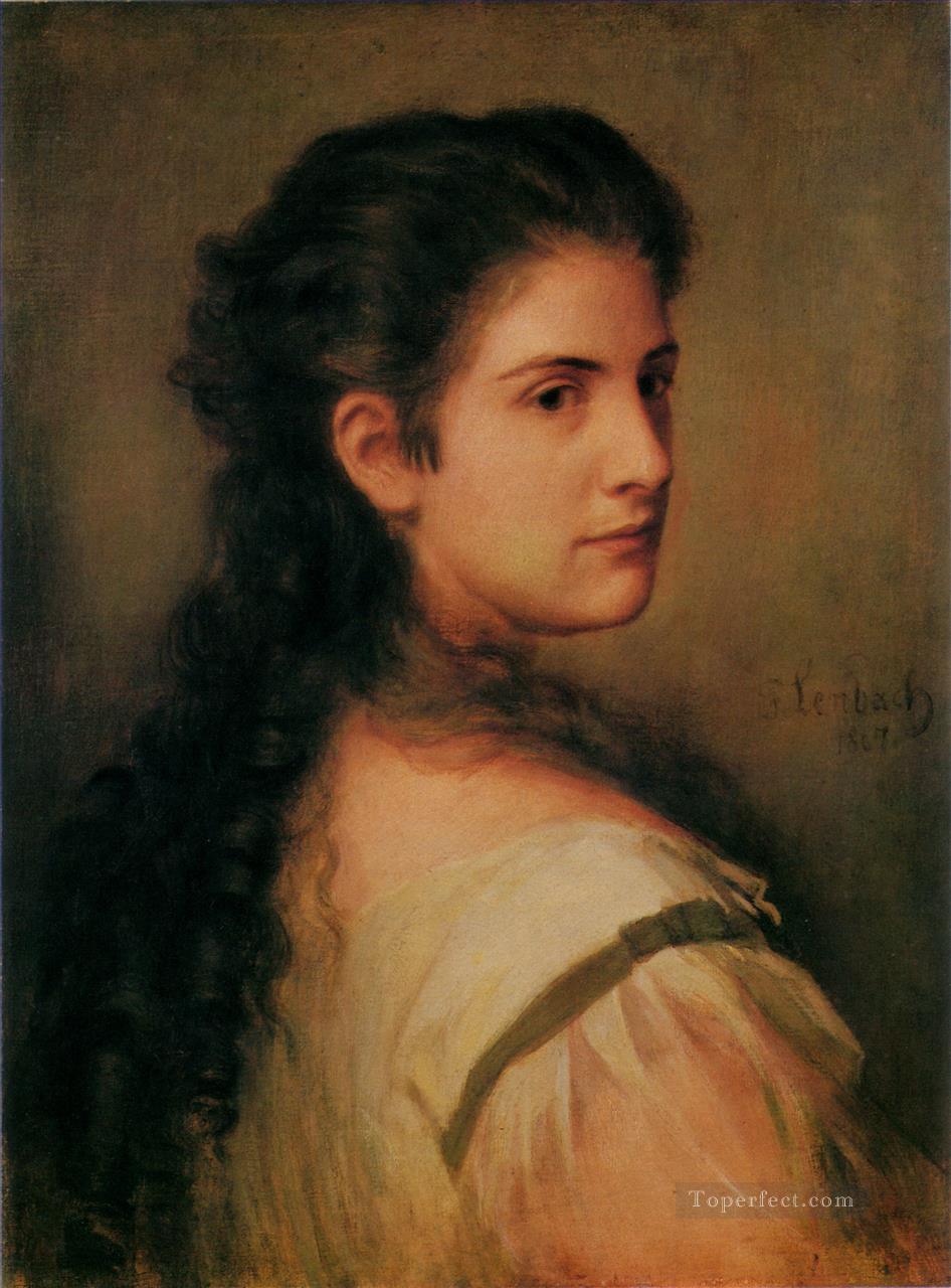 Anna Schubart Franz von Lenbach Pintura al óleo